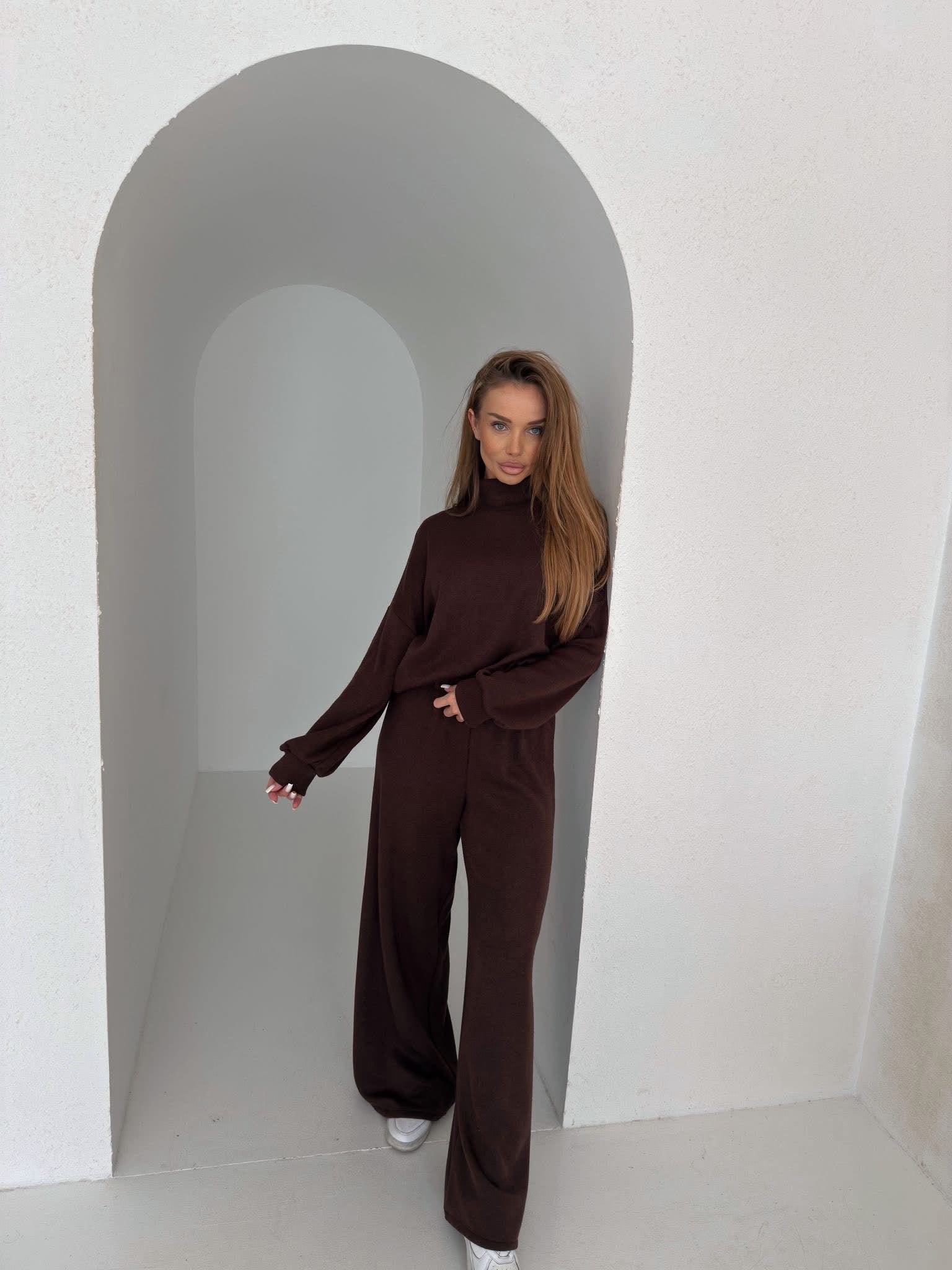 Komplet AGATHA brąz