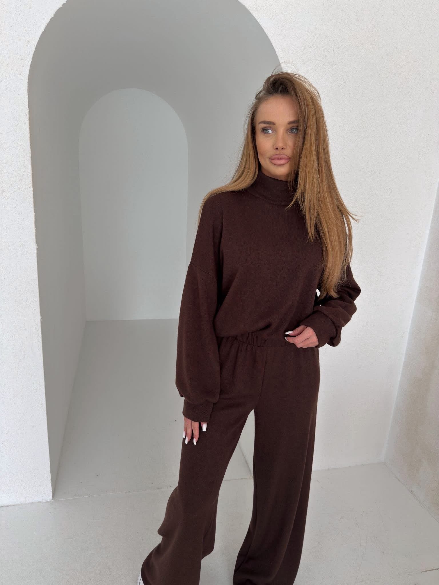 Komplet AGATHA brąz