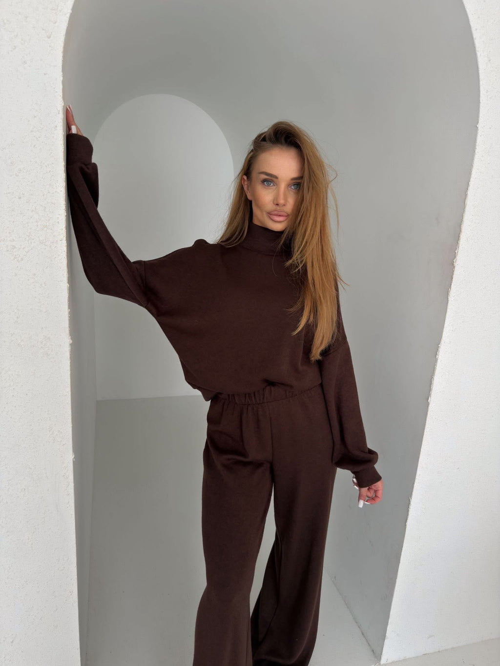 Komplet AGATHA brąz