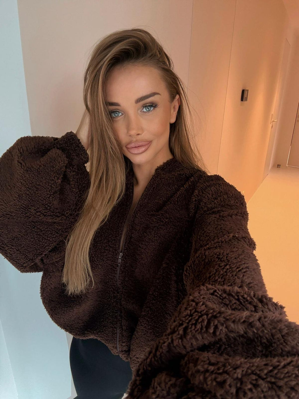 Bluza/kurtka miś (beż)