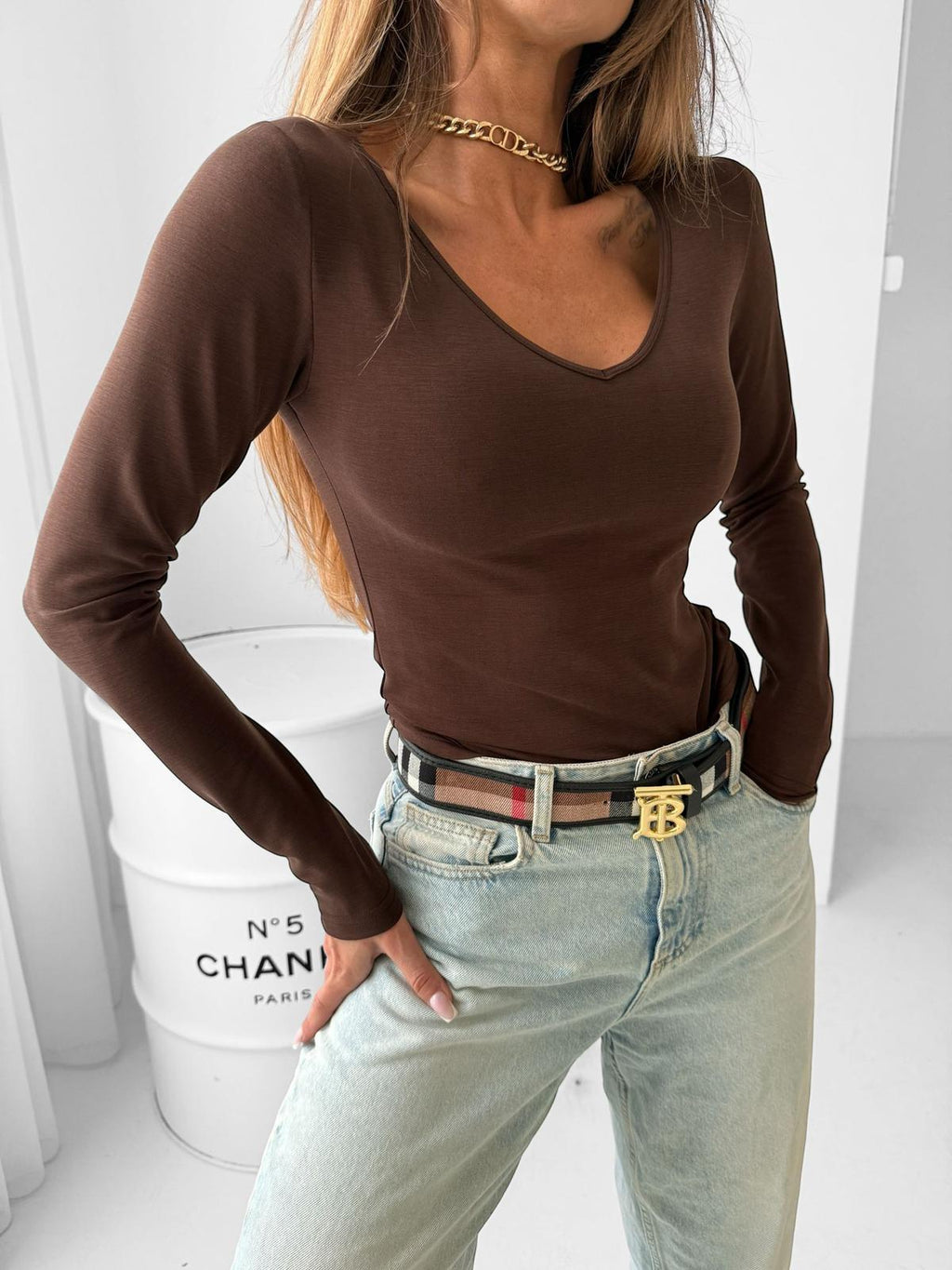 Bluzka z długim rękawem